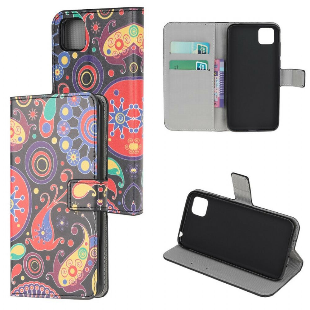 Flip Case Für Huawei Y5p Galaxy-design