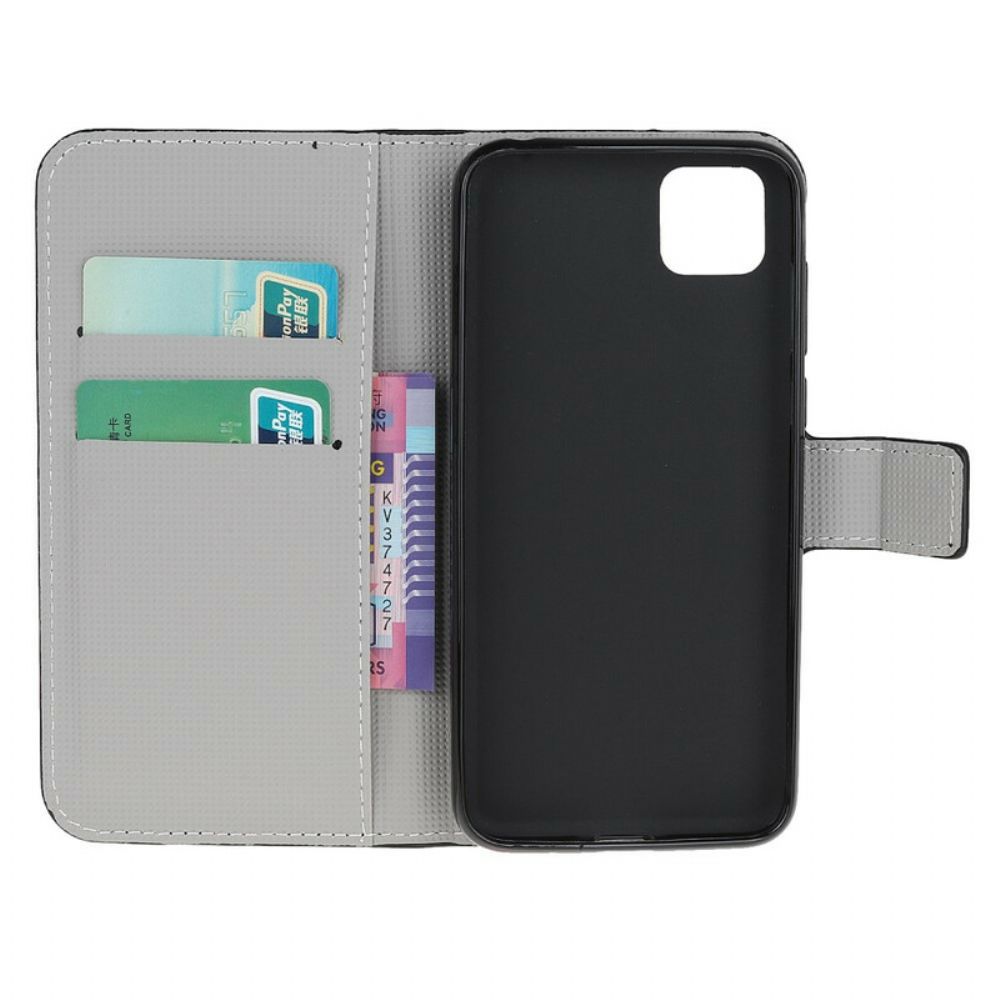 Flip Case Für Huawei Y5p Galaxy-design