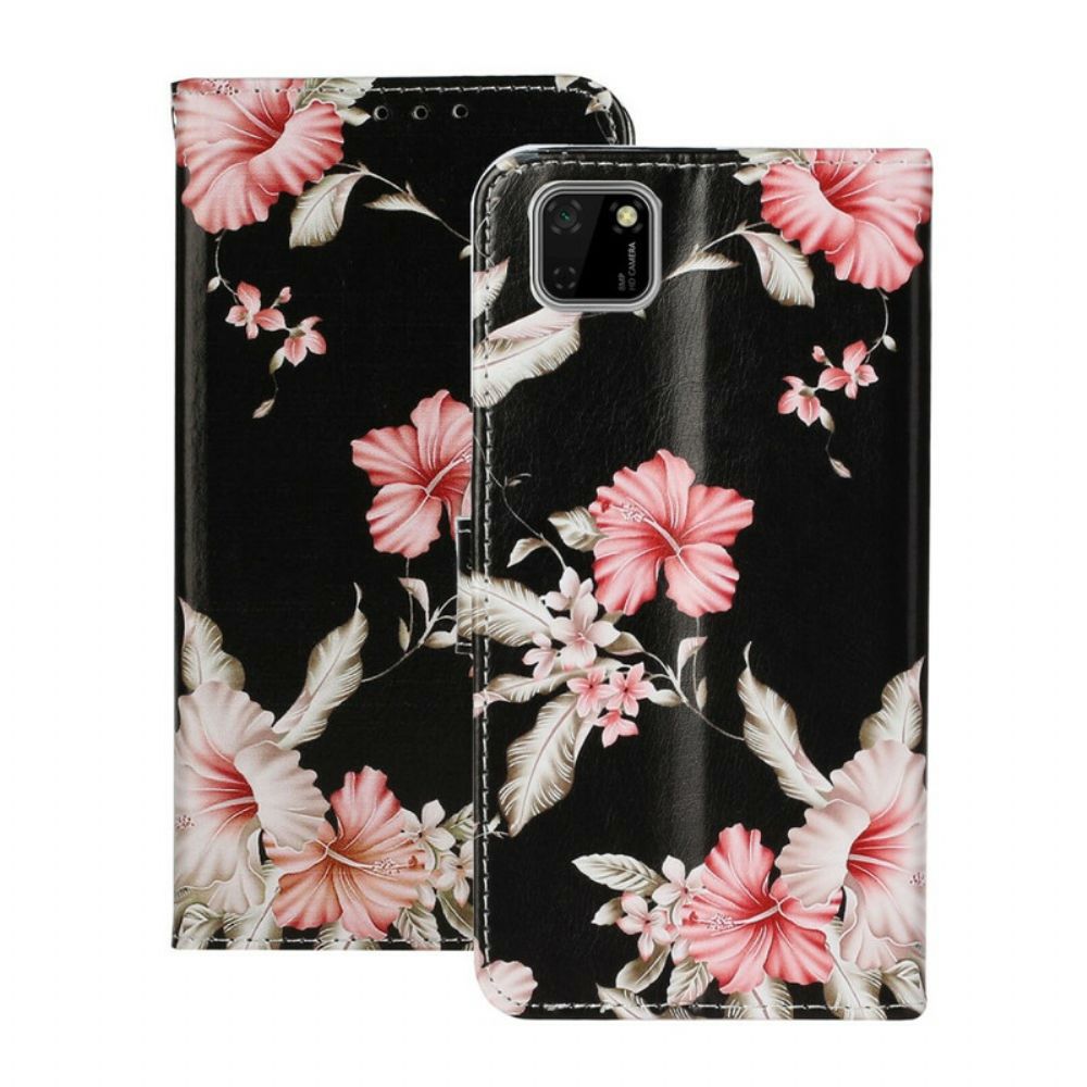 Flip Case Für Huawei Y5p Unzählige Blumen