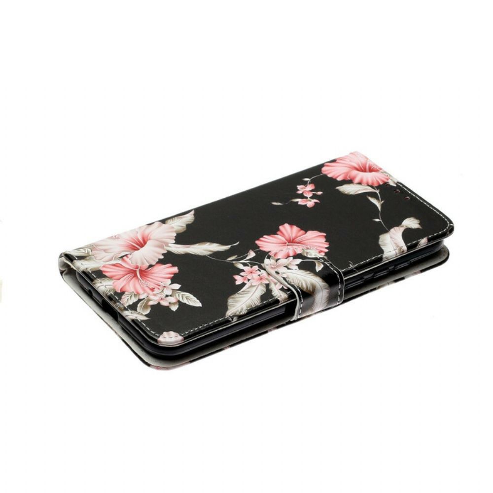 Flip Case Für Huawei Y5p Unzählige Blumen