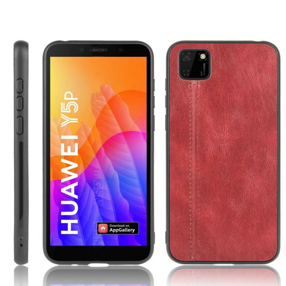 Hülle Für Huawei Y5p Style Ledernähte