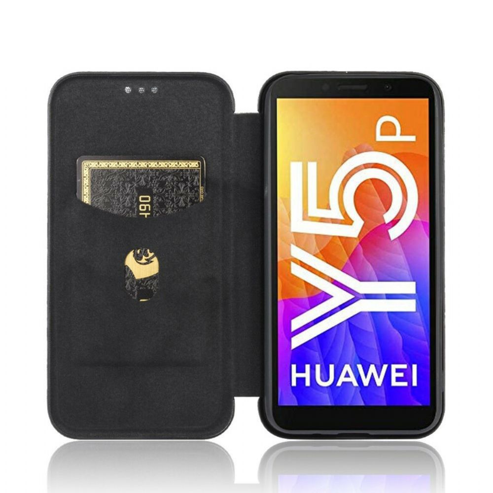 Schutzhülle Für Huawei Y5p Flip Case Kohlefaser