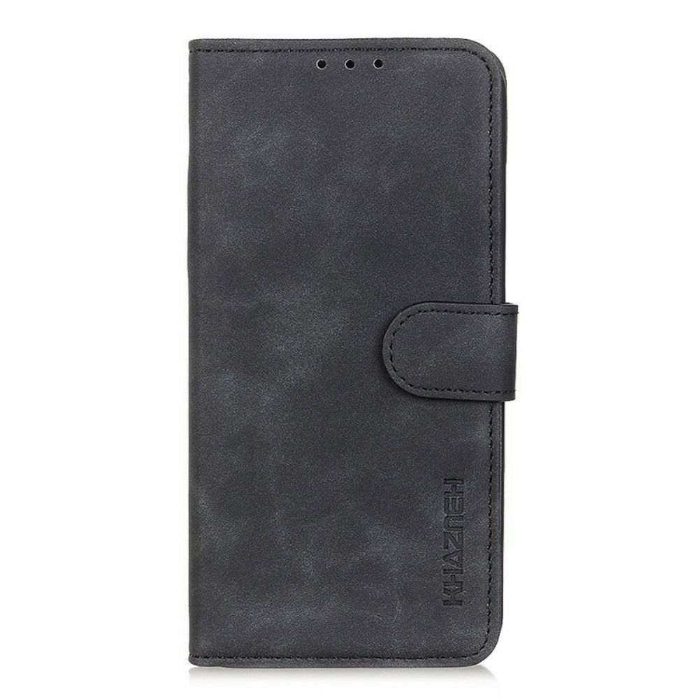 Flip Case Für OnePlus Nord Vintage Ledereffekt Khazneh