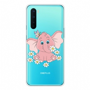 Handyhülle Für OnePlus Nord Rosa Elefant Transparent