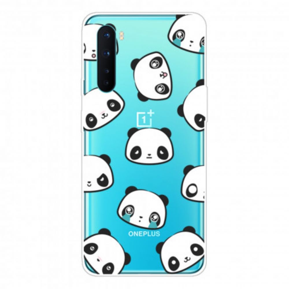 Handyhülle Für OnePlus Nord Sentimentale Pandas