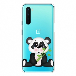 Handyhülle Für OnePlus Nord Transparenter Trauriger Panda