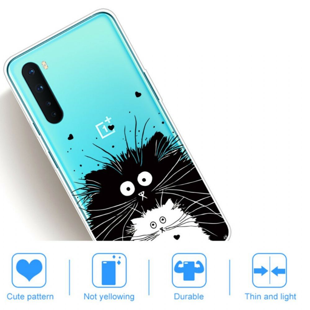 Hülle Für OnePlus Nord Sieh Dir Die Katzen An