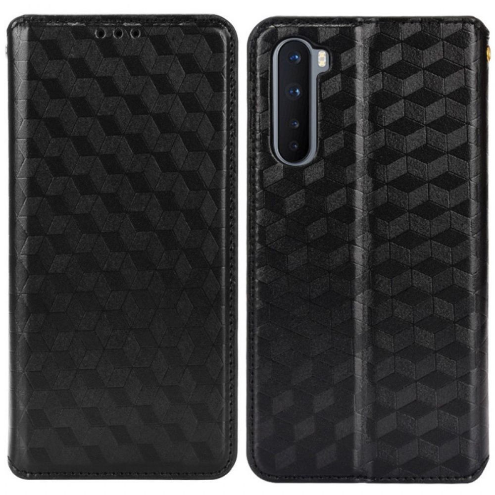 Schutzhülle Für OnePlus Nord Flip Case Diamant-leder-effekt