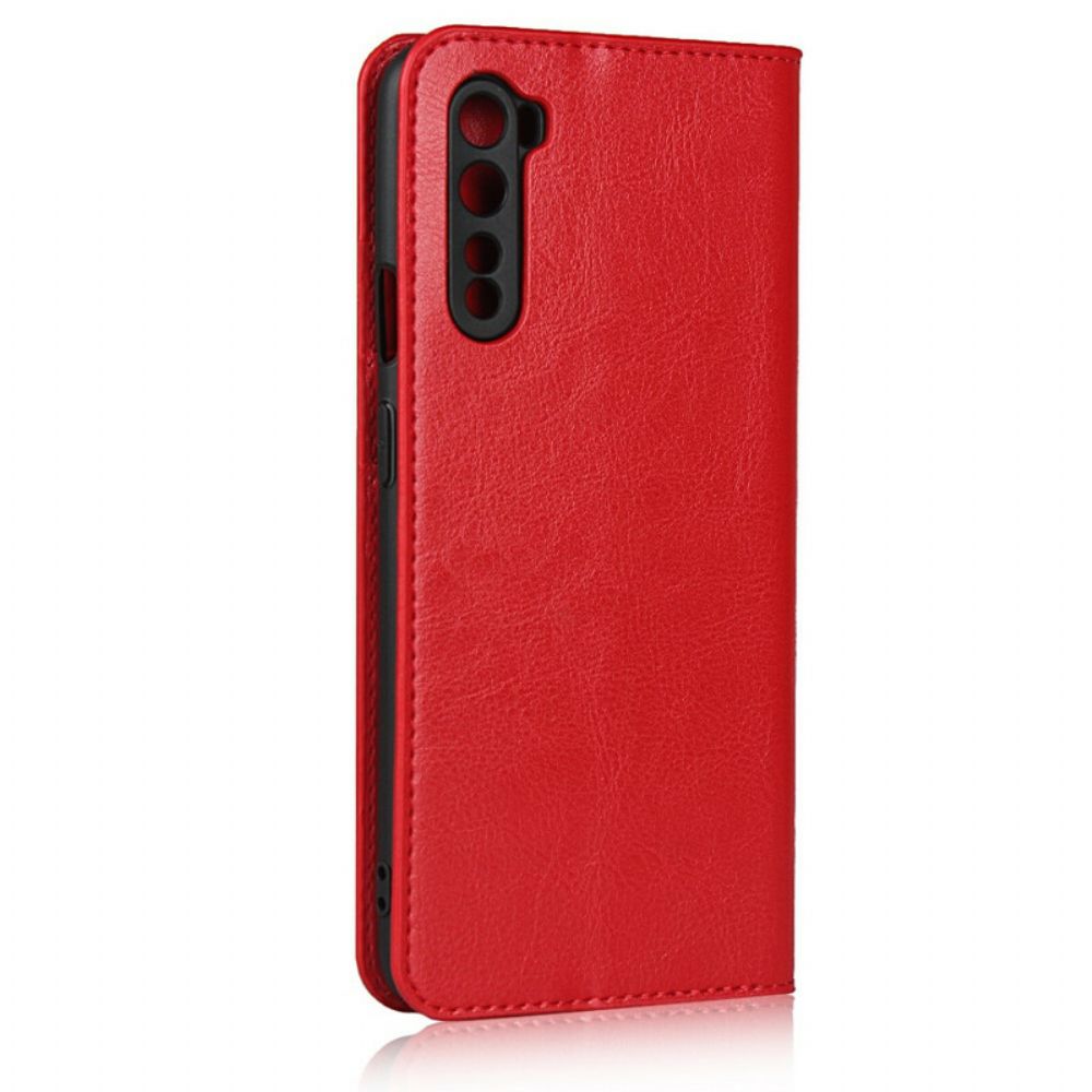 Schutzhülle Für OnePlus Nord Flip Case Echtes Leder