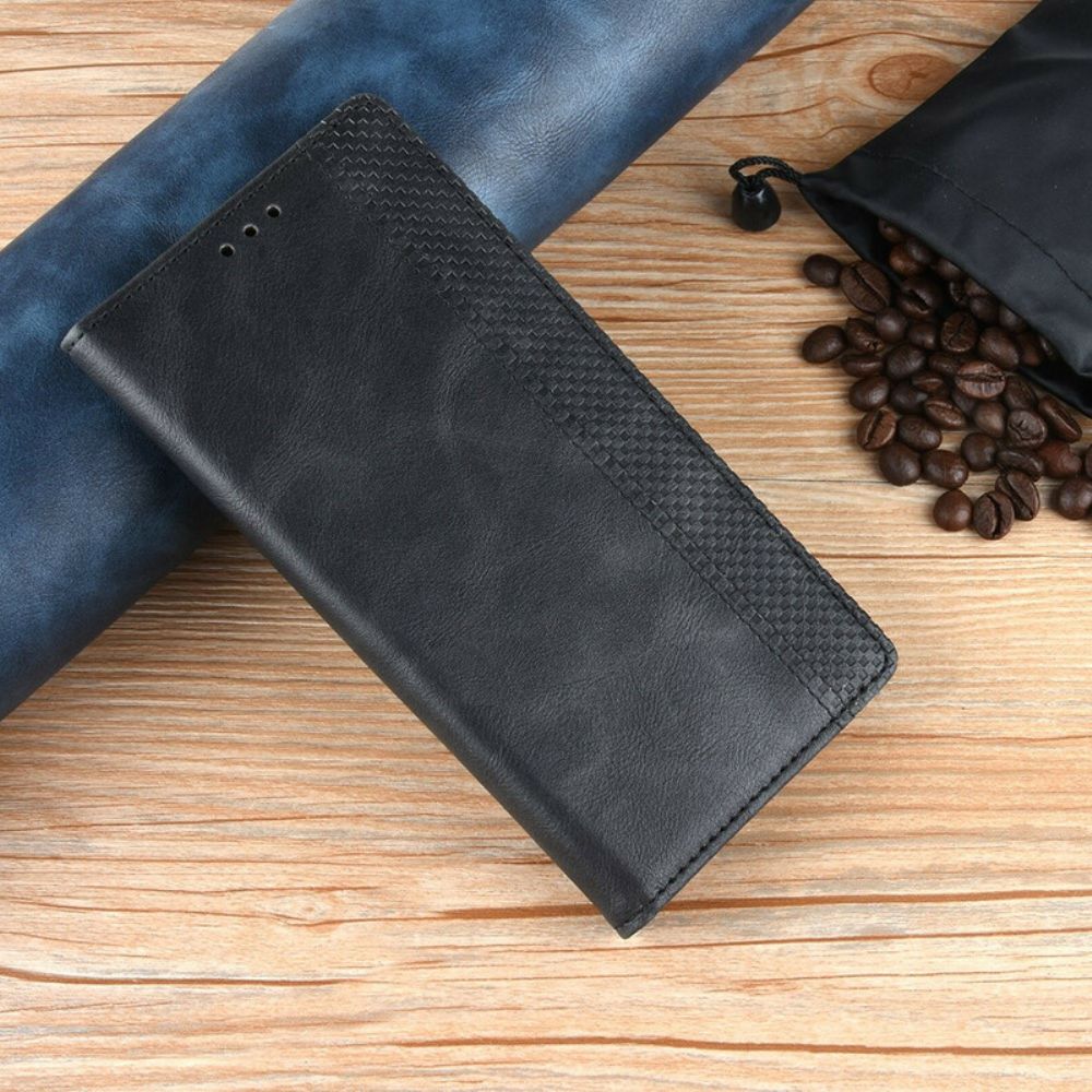 Schutzhülle Für OnePlus Nord Flip Case Gestylter Vintage-leder-effekt