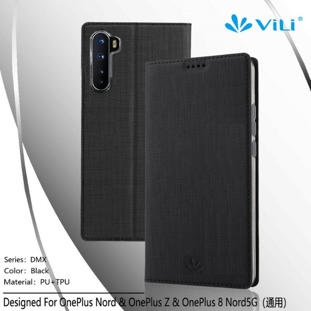 Schutzhülle Für OnePlus Nord Flip Case Vili Dmx Texturiert