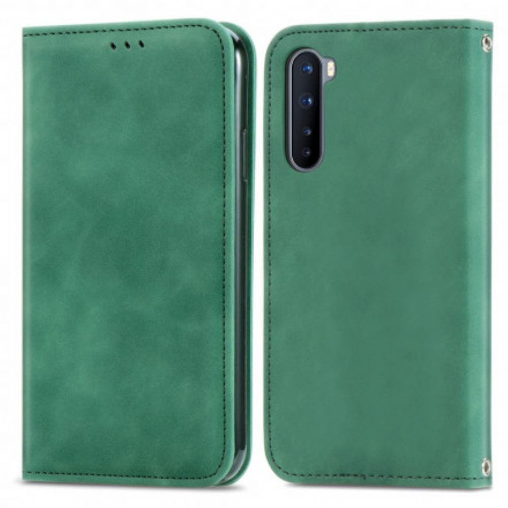 Schutzhülle Für OnePlus Nord Flip Case Vintage Kunstleder