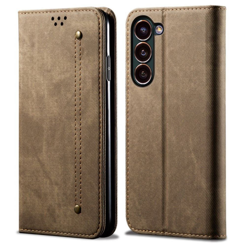 Flip Case Samsung Galaxy S24 Plus 5g Jeans-textur