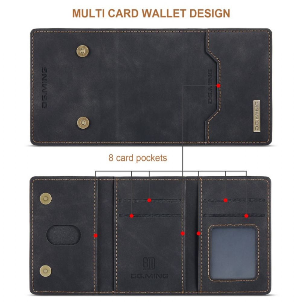 Hülle Samsung Galaxy S24 Plus 5g Handyhülle Abnehmbare Magnetische Geldbörse Dg.ming