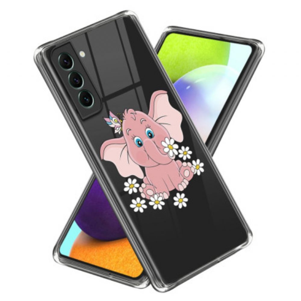 Hülle Samsung Galaxy S24 Plus 5g Handyhülle Rosa Elefant