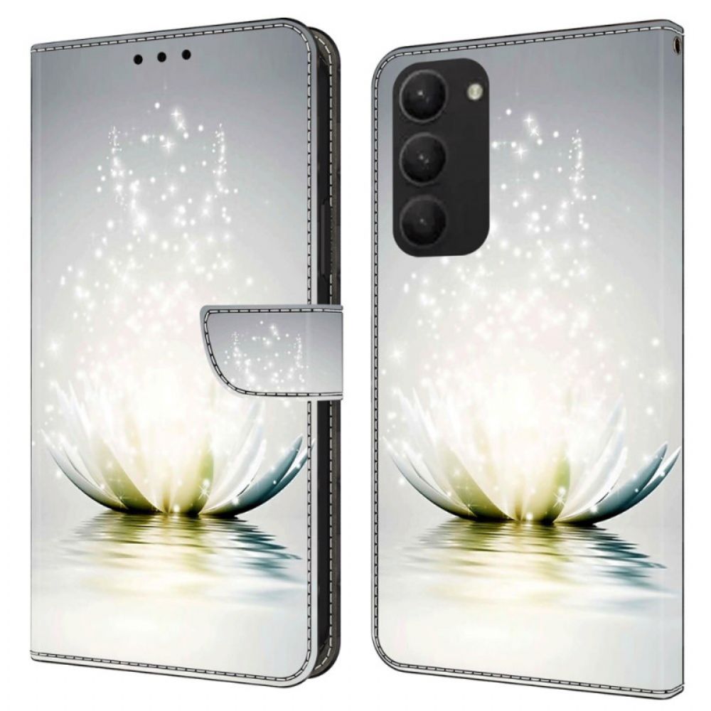 Lederhüllen Samsung Galaxy S24 Plus 5g Handyhülle Lotus