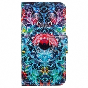 Lederhüllen Samsung Galaxy S24 Plus 5g Mandala Mit Riemen