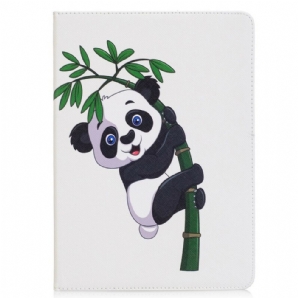 Flip Case Für iPad Air Panda Auf Bambus