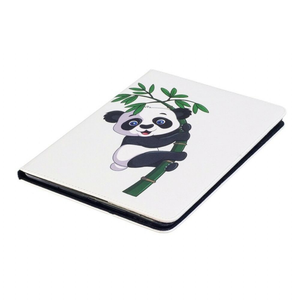 Flip Case Für iPad Air Panda Auf Bambus