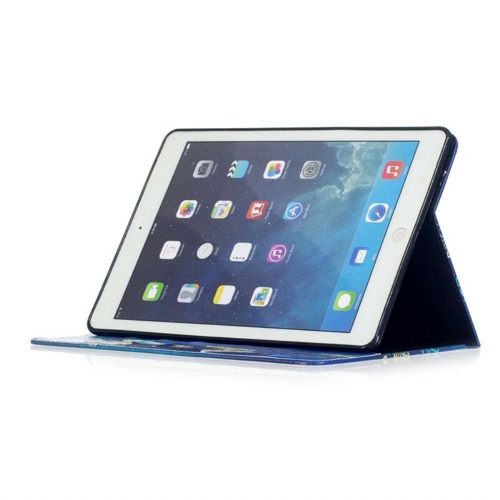 Flip Case Für iPad Air Schmetterlinge In Der Nacht