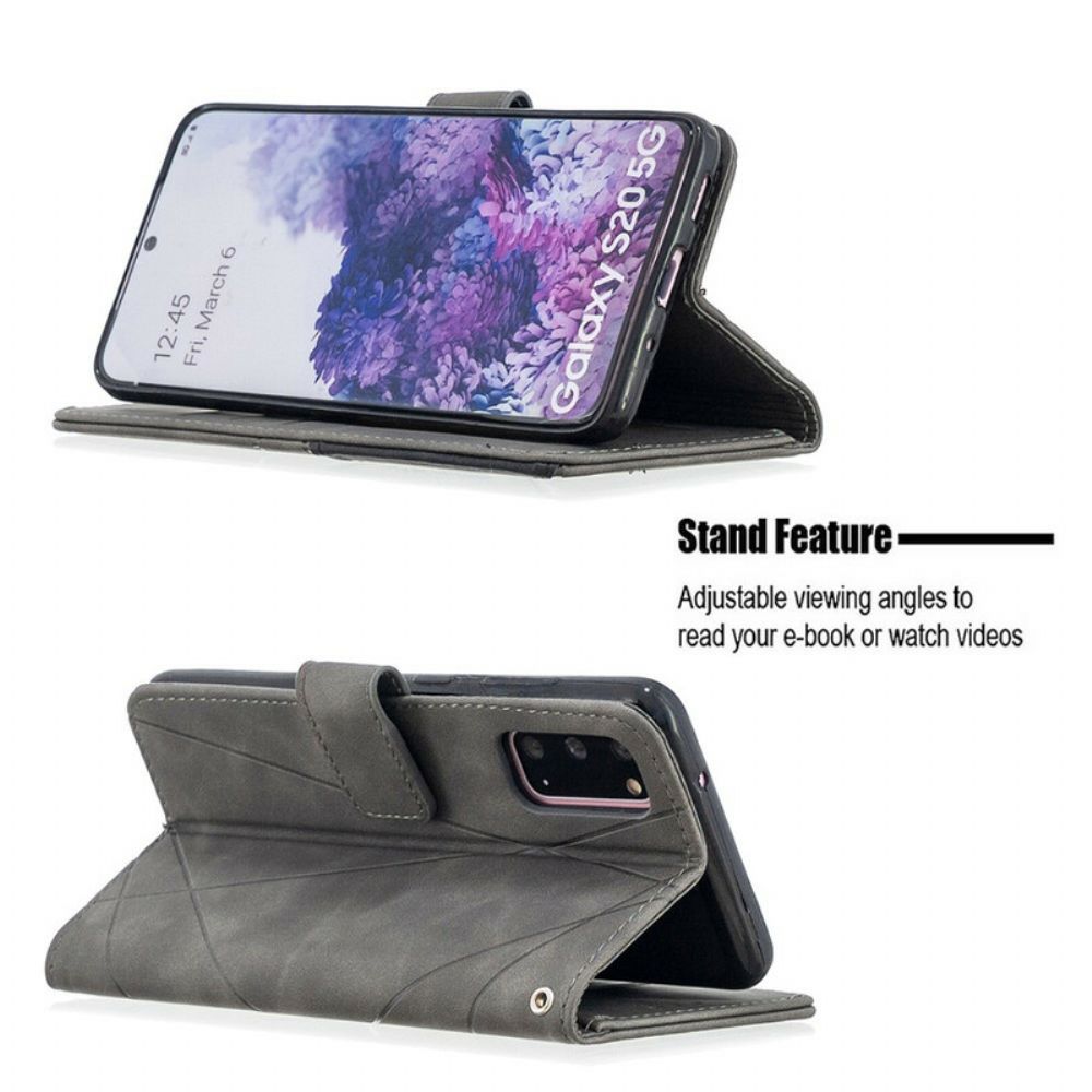 Flip Case Für Samsung Galaxy S20 Binfen Farbdreiecke