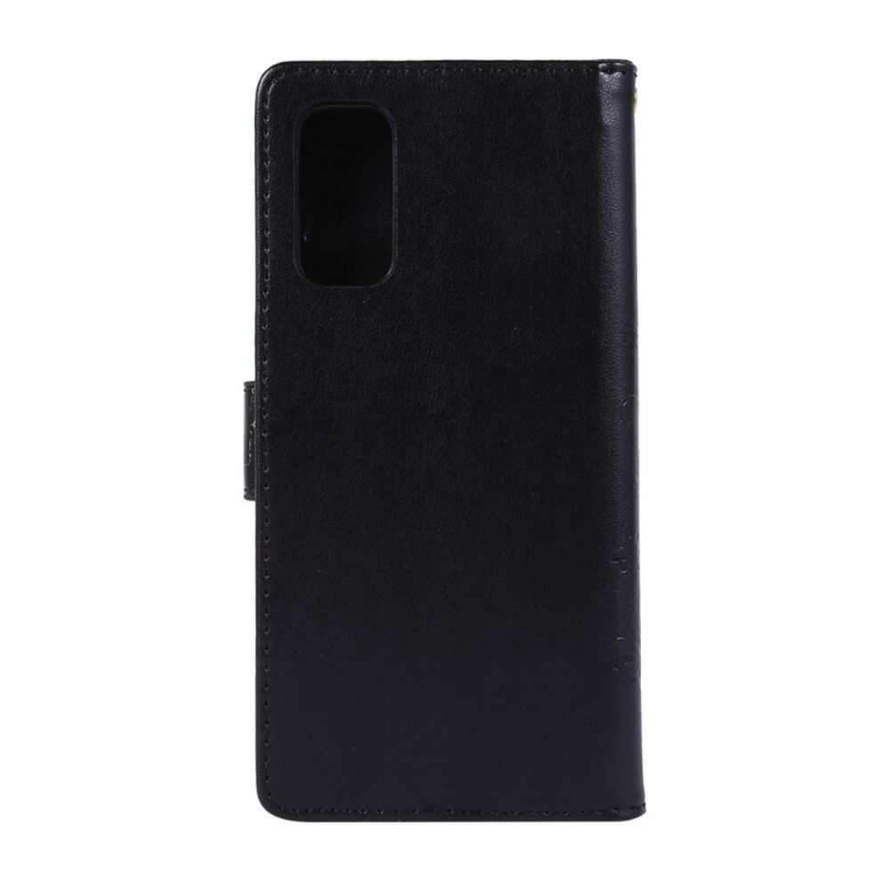 Flip Case Für Samsung Galaxy S20 Verzauberte Schmetterlinge