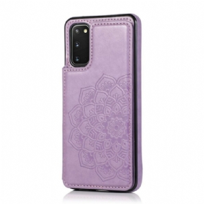 Handyhülle Für Samsung Galaxy S20 Kartenhalter Mit Mandala-print