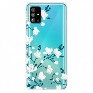 Handyhülle Für Samsung Galaxy S20 Weiße Blumen