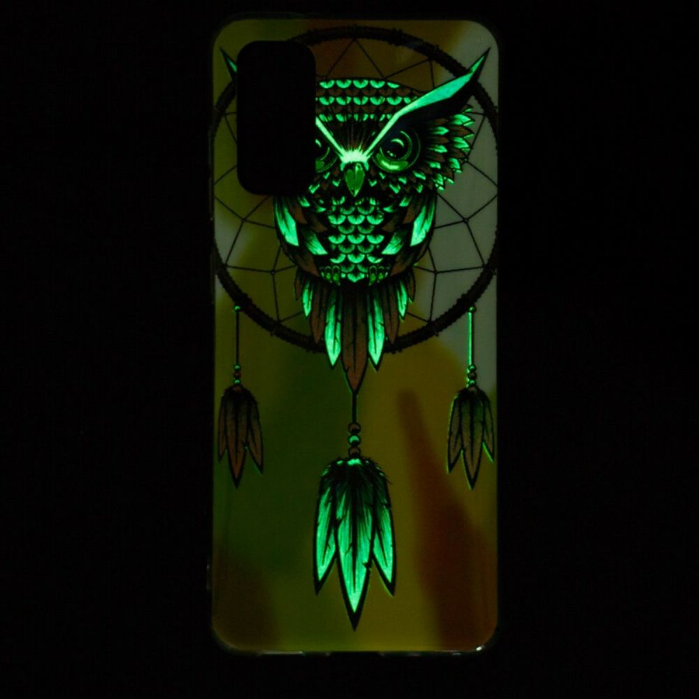 Hülle Für Samsung Galaxy S20 Fluoreszierender Eulen-traumfänger