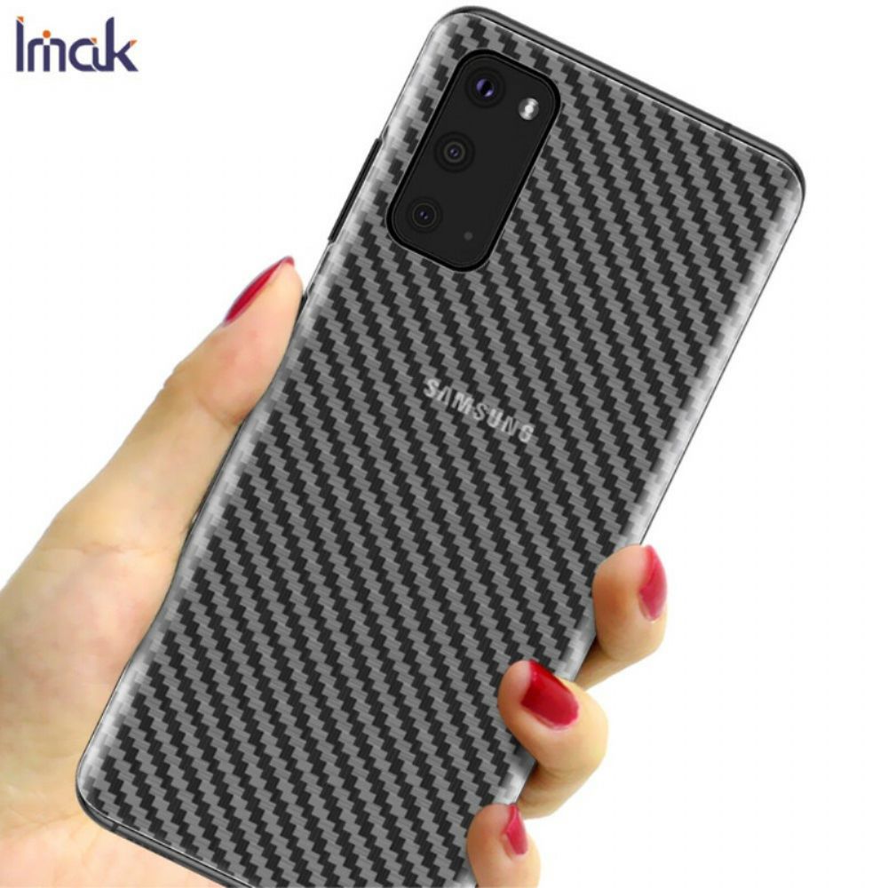 Rückseitenfolie Für Samsung Galaxy S20 Carbon Style Imak