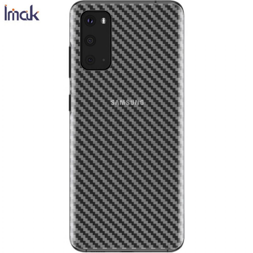 Rückseitenfolie Für Samsung Galaxy S20 Carbon Style Imak