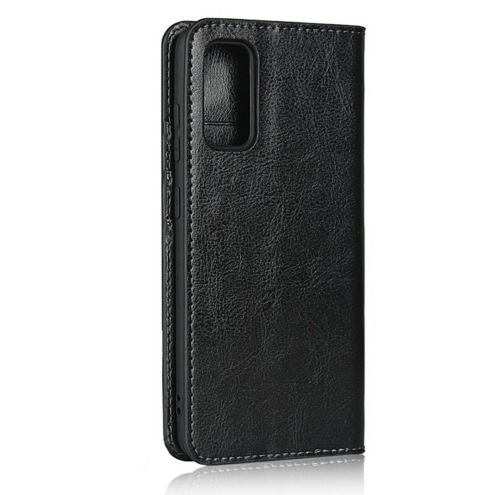 Schutzhülle Für Samsung Galaxy S20 Flip Case Echtes Leder