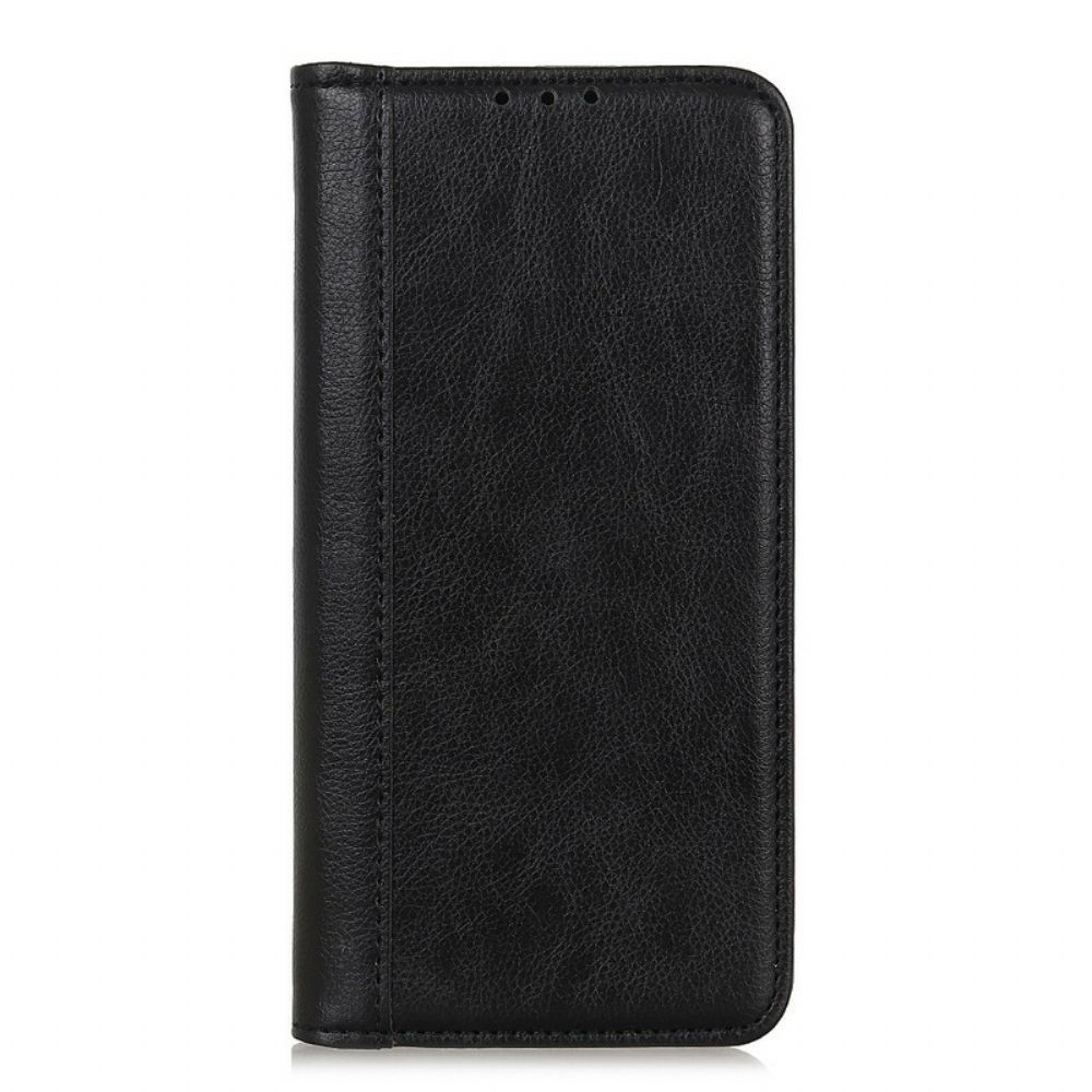 Schutzhülle Für Samsung Galaxy S20 Flip Case Elegance Litschi-spaltleder