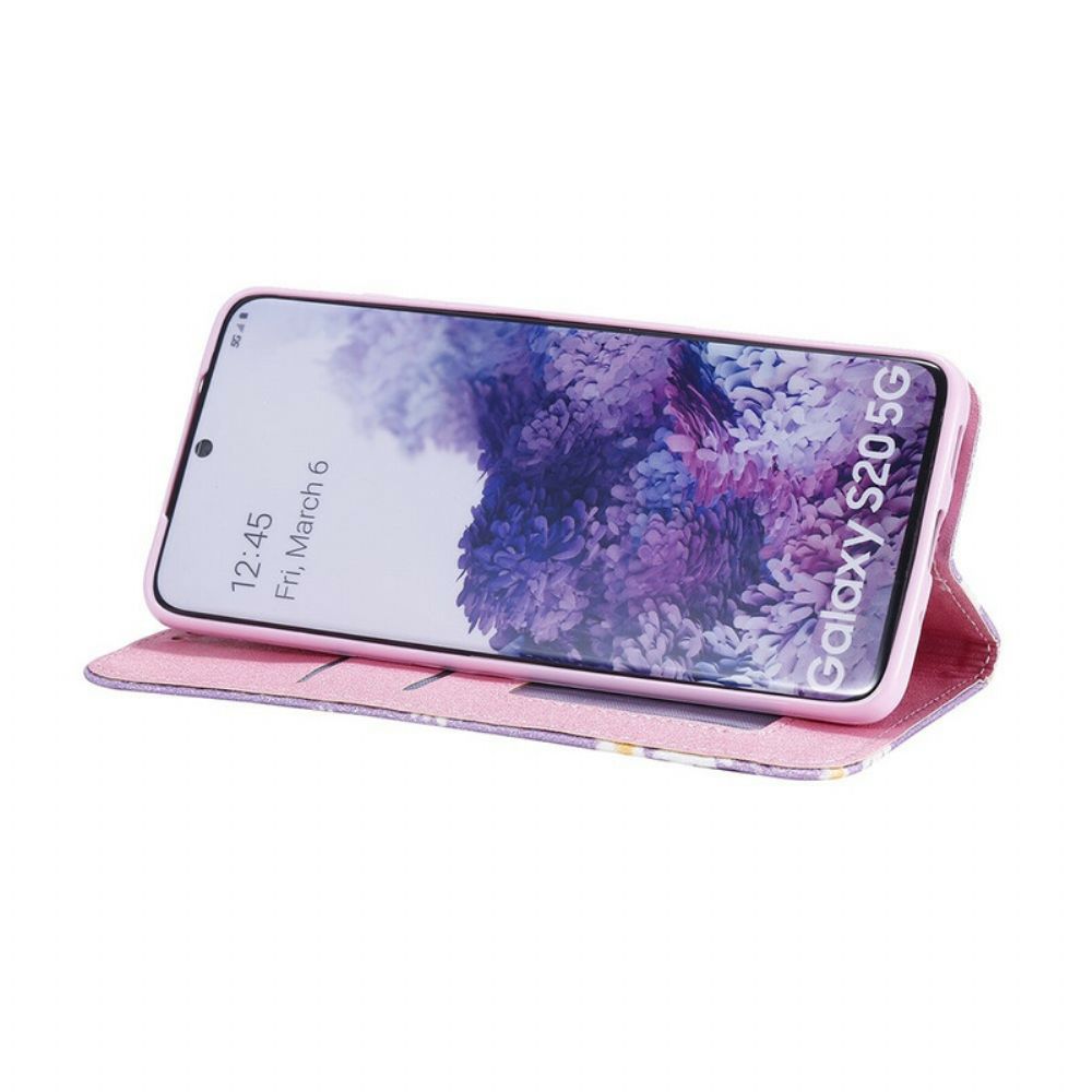 Schutzhülle Für Samsung Galaxy S20 Flip Case Gänseblümchen