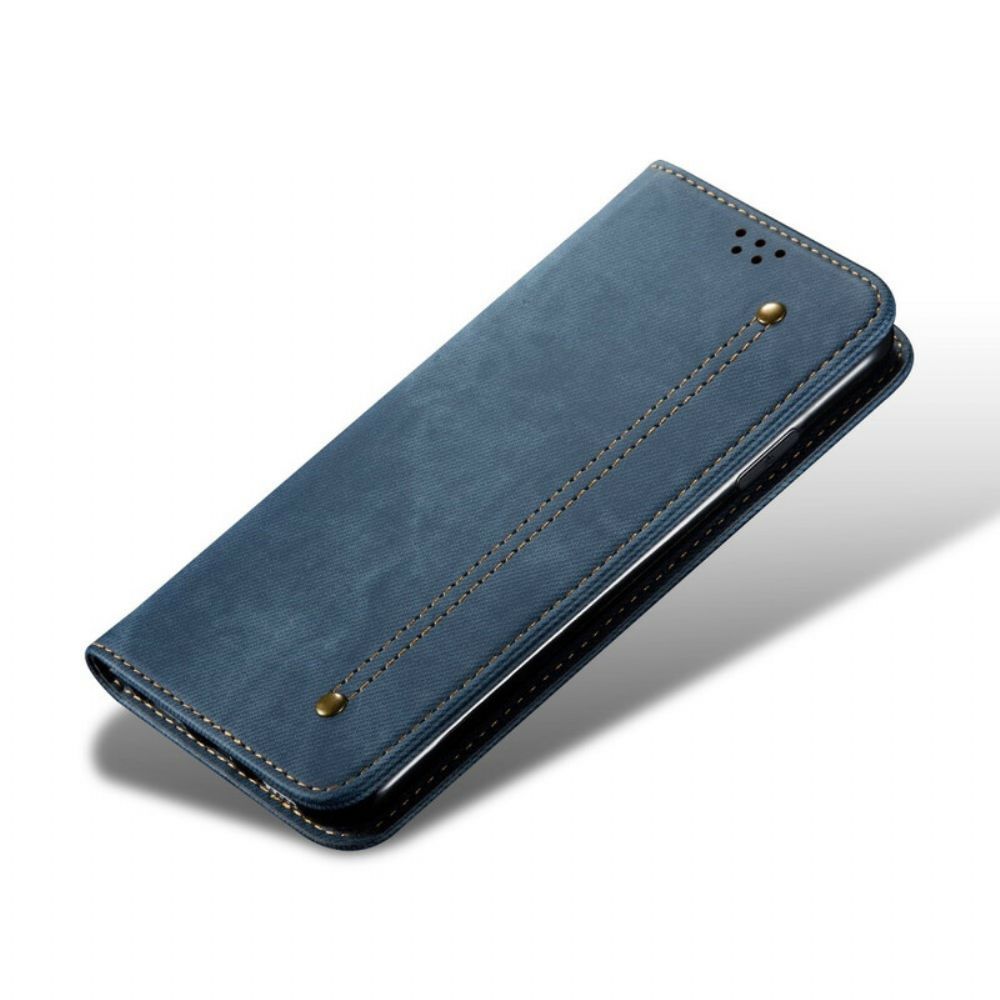 Schutzhülle Für Samsung Galaxy S20 Flip Case Jeansstoff