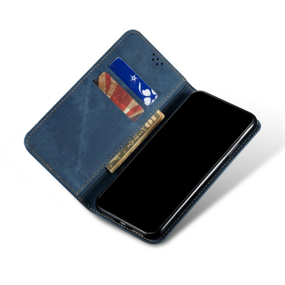 Schutzhülle Für Samsung Galaxy S20 Flip Case Jeansstoff