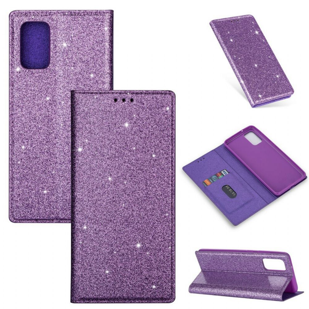 Schutzhülle Für Samsung Galaxy S20 Flip Case Pailletten-stil