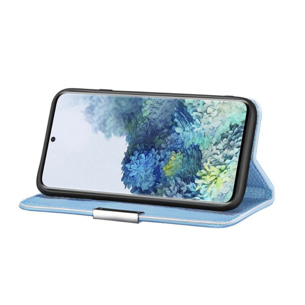 Schutzhülle Für Samsung Galaxy S20 Flip Case Ultraschickes Litschi-kunstleder