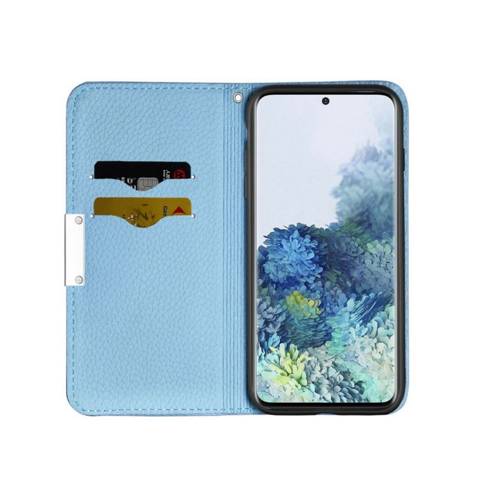 Schutzhülle Für Samsung Galaxy S20 Flip Case Ultraschickes Litschi-kunstleder