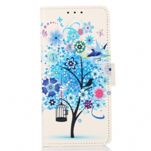 Flip Case Für Huawei Nova 9 Pro / Honor 50 Pro Blühender Baum