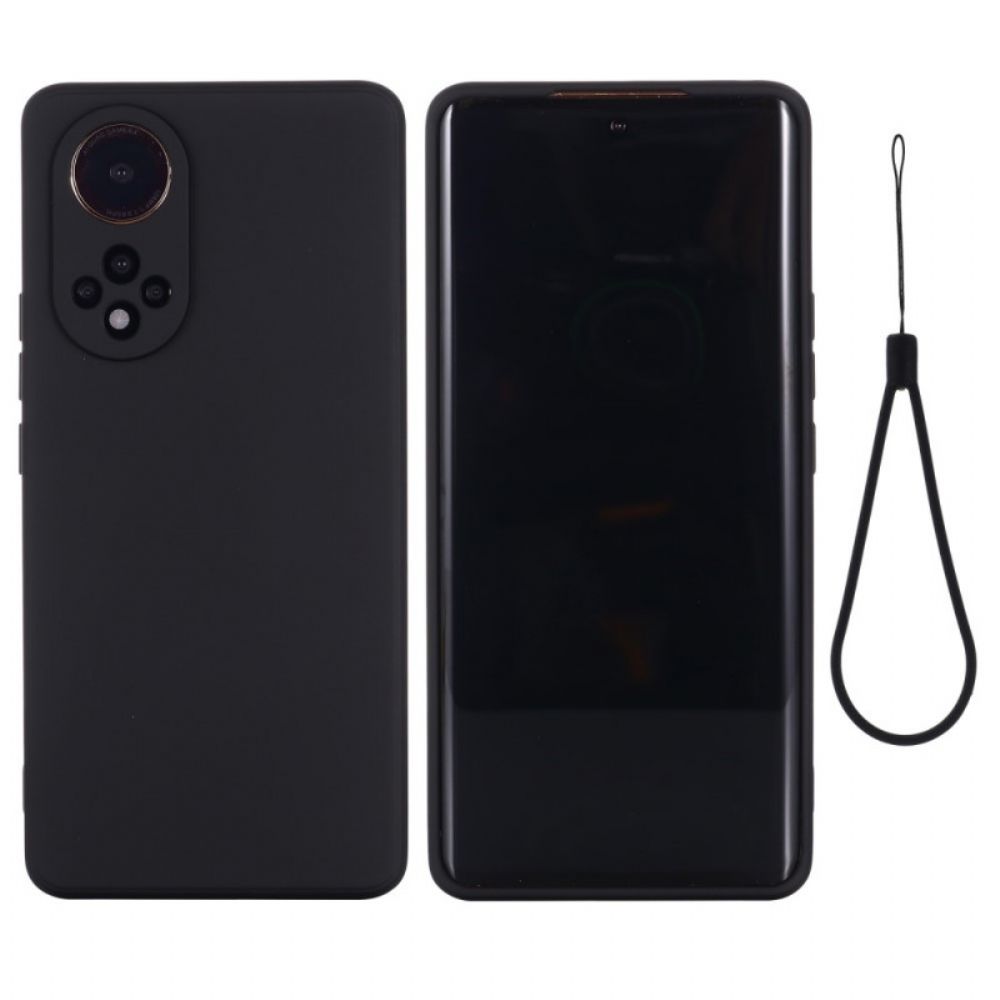 Hülle Für Huawei Nova 9 Pro / Honor 50 Pro Flüssigsilikon Mit Lanyard