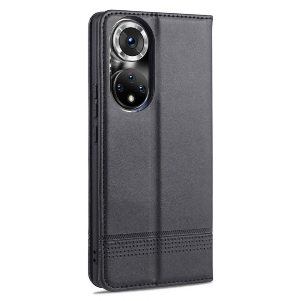 Schutzhülle Für Huawei Nova 9 Pro / Honor 50 Pro Flip Case Azns-lederstil