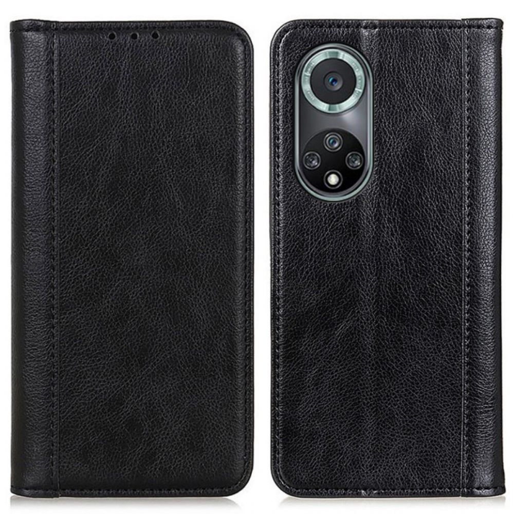 Schutzhülle Für Huawei Nova 9 Pro / Honor 50 Pro Flip Case Elegance Litschi-spaltleder