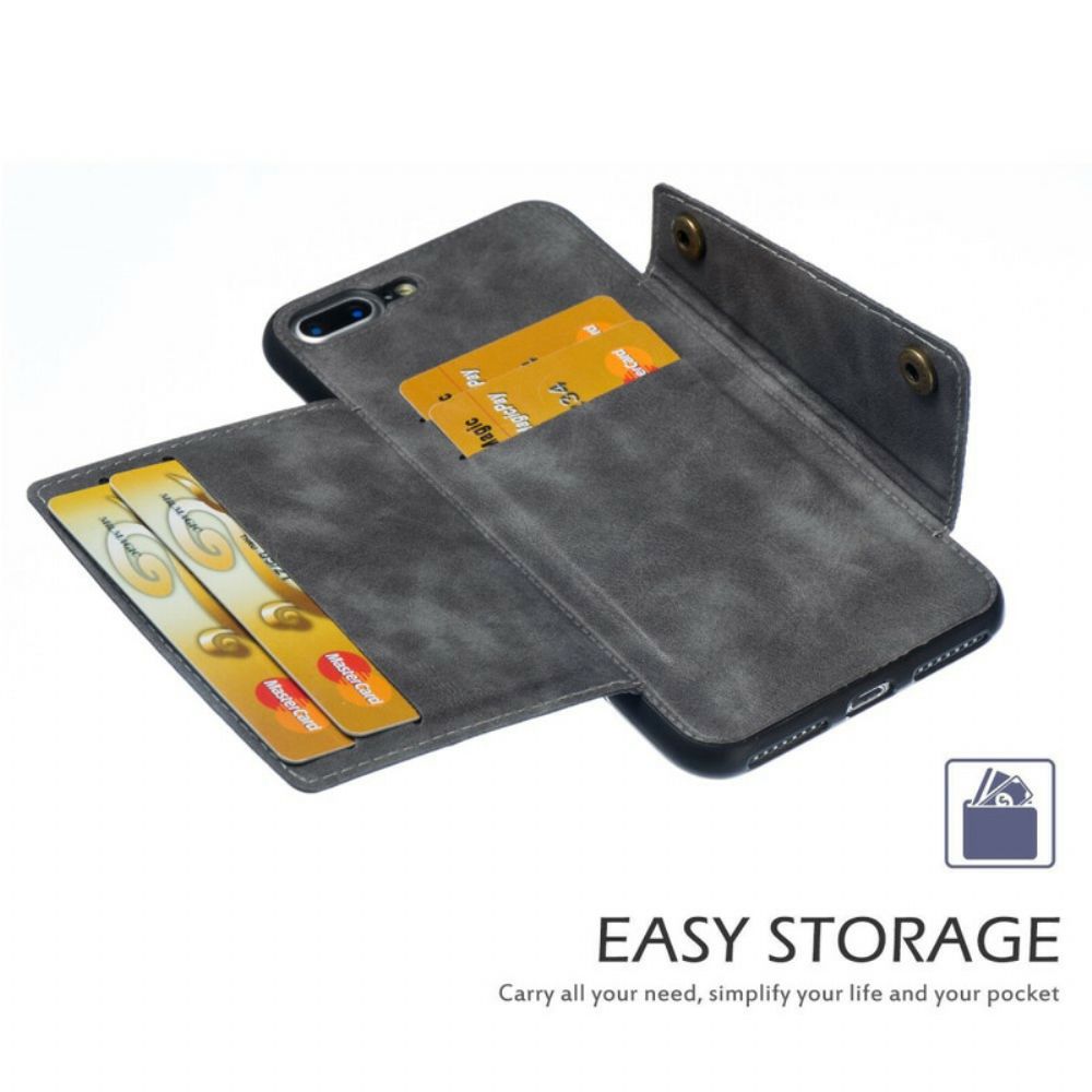 Handyhülle Für iPhone 8 Plus / 7 Plus Geldbörse Snap Wallet