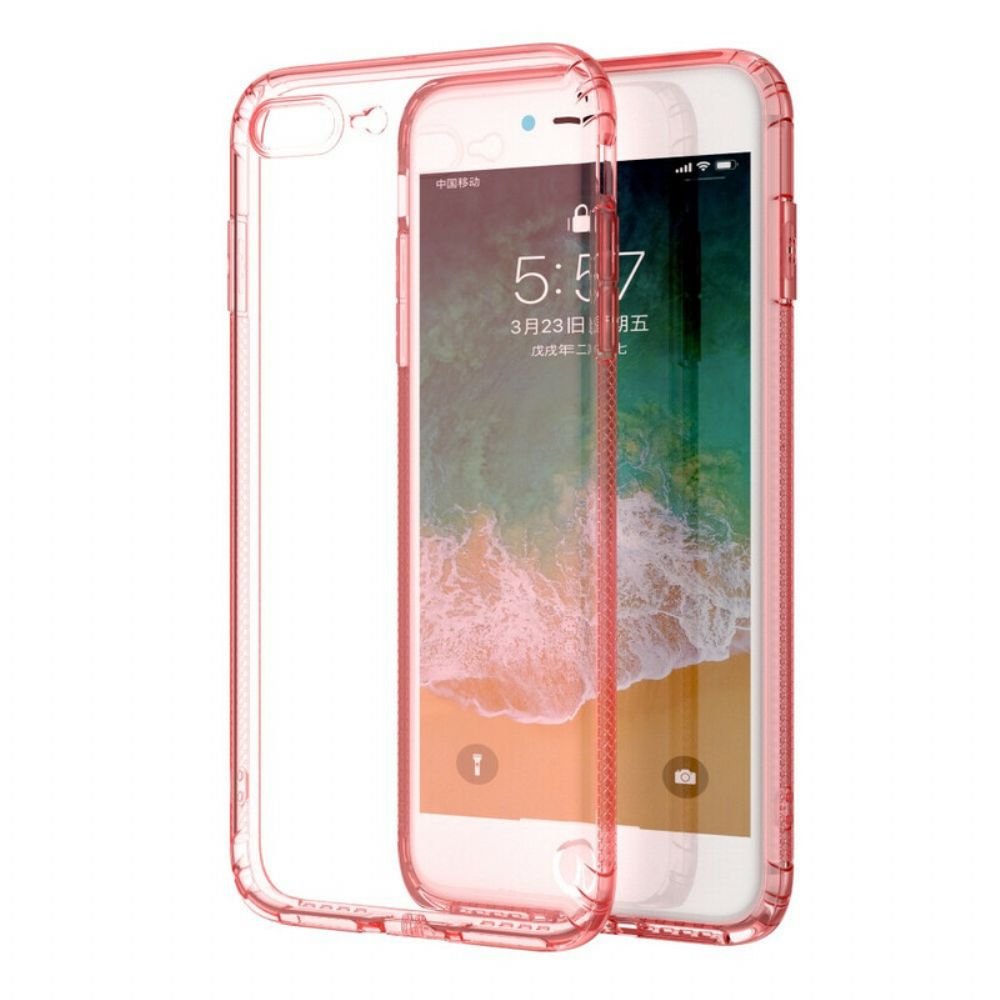 Handyhülle Für iPhone 8 Plus / 7 Plus Transparente Leeu-schutzkissen