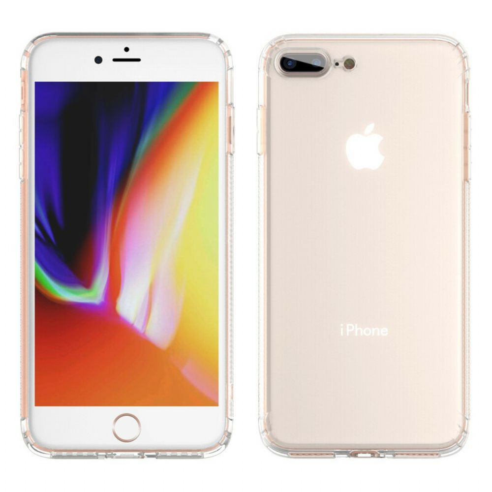 Handyhülle Für iPhone 8 Plus / 7 Plus Transparente Leeu-schutzkissen