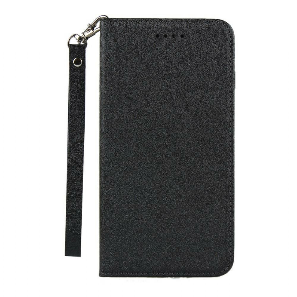 Schutzhülle Für iPhone 8 Plus / 7 Plus Flip Case Weicher Lederstil Mit Riemen