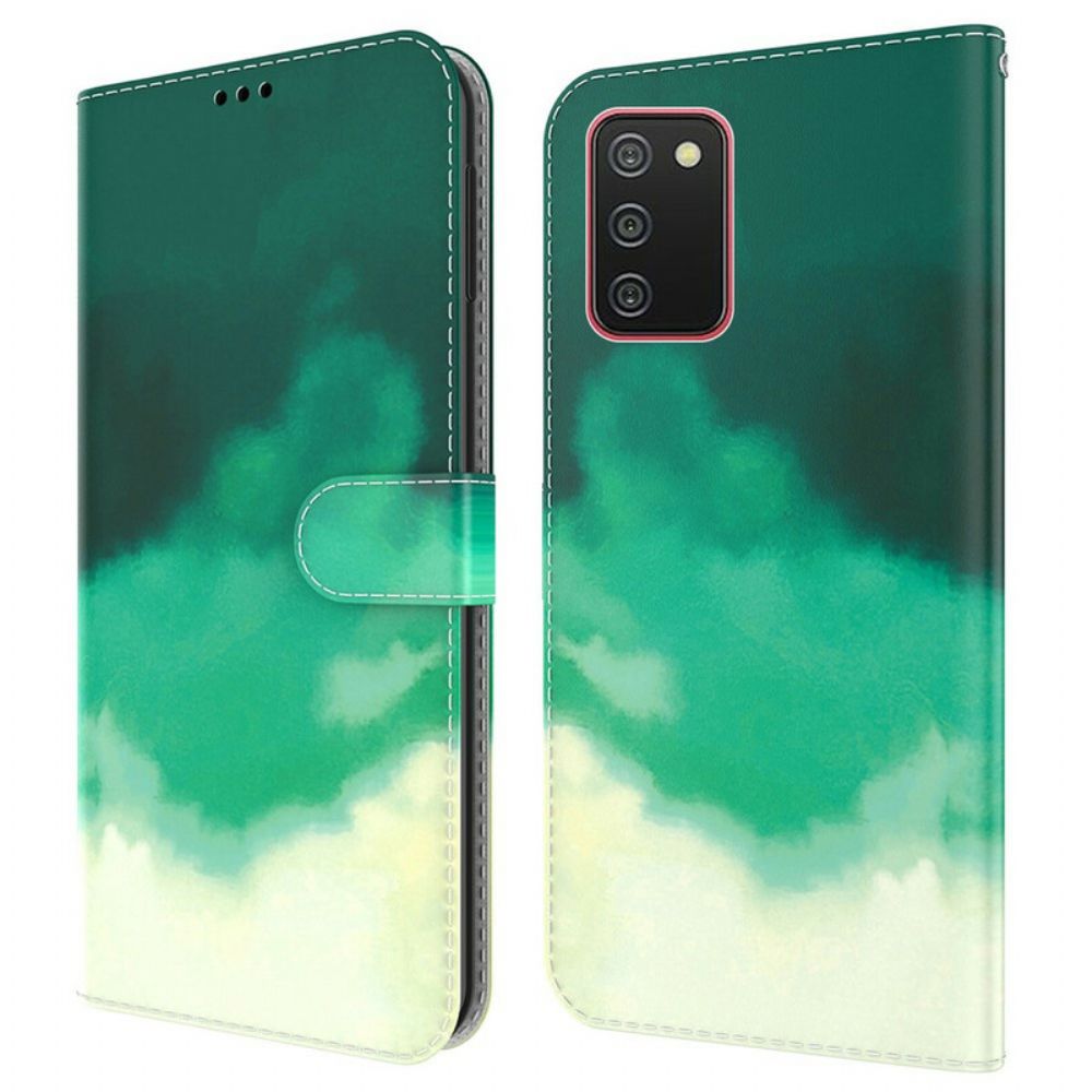 Flip Case Für Samsung Galaxy A02s Abstrakt Bunt