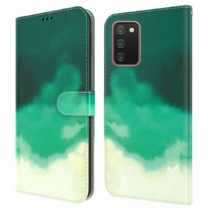 Flip Case Für Samsung Galaxy A02s Abstrakt Bunt