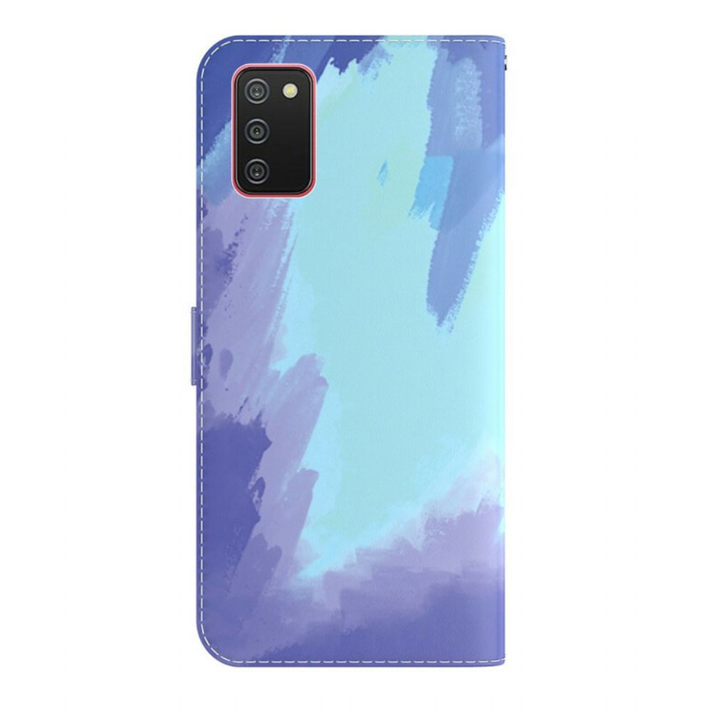 Flip Case Für Samsung Galaxy A02s Abstrakt Bunt